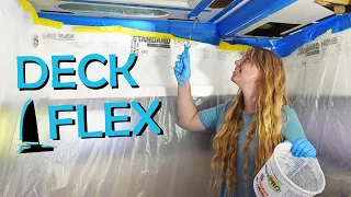 Fixing deck flex on our Leopard 45 (We’re on the tools!) | NEW CATAMARAN WARRANTY REPAIRS