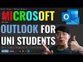 OUTLOOK 101 FOR UNI KIDS - How to Use Outlook in University Beginner Guide to Outlook