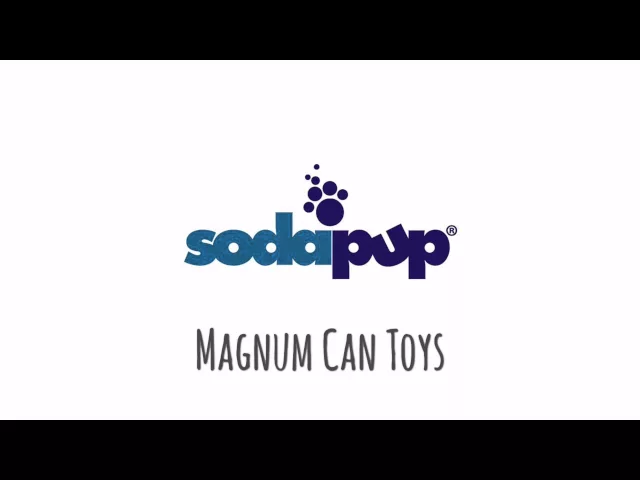 SodaPup Magnum Ultra Durable Chew & Treat Dispensing Can Toy