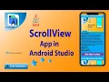 How to Use Scroll View In Android app - Android Studio