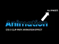 CSS 3 Water Wave Text Animation Effects Using CSS Clip-Path CSS Animation