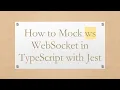 How to Mock ws WebSocket in TypeScript with Jest