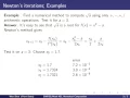 ch5 8 Numerical Solutions of nonlinear equations Newton s iteration example code Wen Shen