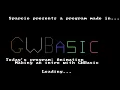 GWBasic Making an Intro