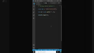 JavaScript String split method with limit - JavaScript Tutorial for Beginners
