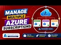 How to Manage Multiple Azure Subscriptions Using Management Groups in Azure Portal