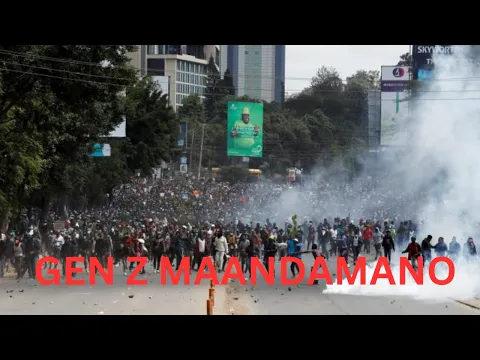 Video Thumbnail: LIVE; TOTAL SHUTDOWN IN KENYA/ GEN Z DEMONSTRATION AT NAIROBI CBD/ OCCUPY STATE HOUSE