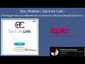Epic Systems modules EpicCare Link