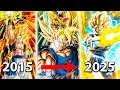 Evolution Of All DOKKAN BATTLE Anniversary Units 2015 2025 10th Anniversary Z 10