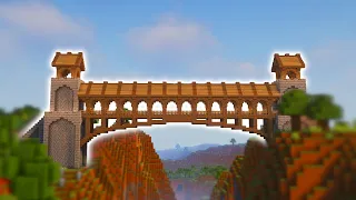 Minecraft Large Medieval BRIDGE Tutorial