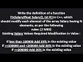 1D Array Problem 4 CBSE Class 12 Computer Science