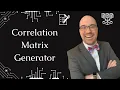 Create a Correlation Matrix in FIVE SECONDS