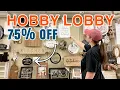 HOBBY LOBBY 75 OFF Home Decor Shop With Me