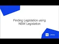 Finding NSW Legislation