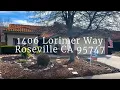 For Rent - 1406 Lorimer Way Roseville CA 95747 Ferguson Property Management DRE 01920160