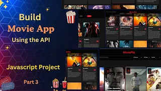 Build a Movie App with TMDB API HTML CSS JavaScript 2025
