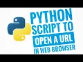 A simple Python script to open a URL inside your webbrowser