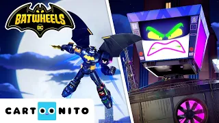epic robot battle batwheels cartoonito