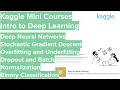Kaggle Mini Courses - Intro to Deep Learning