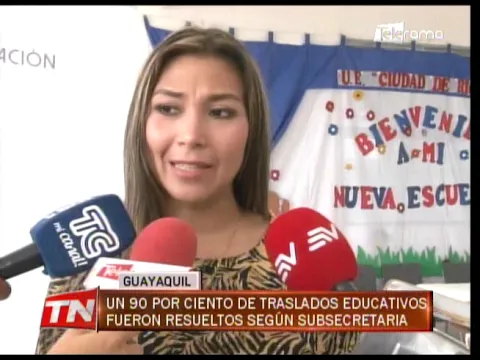 Un 90 por ciento de traslados educativos fueron resueltos según subsecretaria