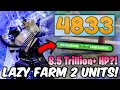 LAZY FARM in Gauntlet Mode 4 800 Seconds 2 Units Only All Star Tower Defense Roblox