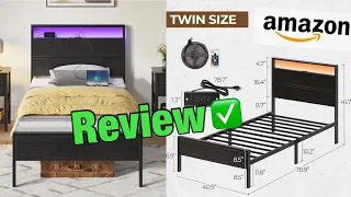 Amazon Rolanstar Bed Frame with USB Charging Station review