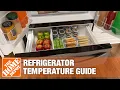 Refrigerator Temperature Guide The Home Depot
