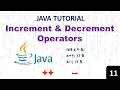Increment and Decrement Operators in Java Java Tutorial for Beginners Java Full Course