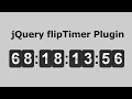 Flip Clock-Style jQuery Countdown Count Up Timer Plugin - flipTimer