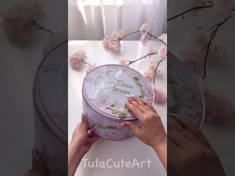 DIY Old Tin Box Transformation ✨
