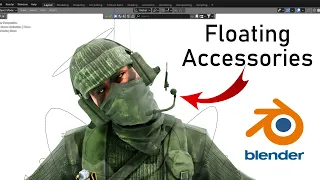 How to Fix Accessories Not Following Rig in Blender Easy Bone Weight Fix Blender Tutorial