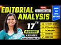 The Hindu Editorial Analysis 17 August 2026 Nimisha Bansal Vocab Grammar Reading Skimming