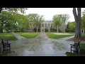 Ann Arbor 4K Rain Walk - University of Michigan Central Campus Tour