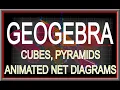 GEOGEBRA HOW TO PREPARE ANIMATED 3D SHAPES STEP BY STEP EXPLANATION