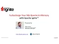 Apache Ignite Turbocharge Your SQL Queries In Memory