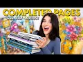 EVERY PAGE I COLORED IN JULY AUGUST Completed Coloring Pages