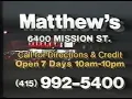 Matthews Top of the Hill Daly City