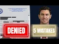CRSC Denied The 5 Biggest Mistakes