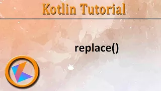 Kotlin Tutorial StringBuffer replace
