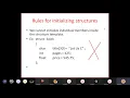 Initialization Array of Structures Nested Structures by Dr E Raju