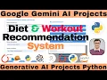 Building a Diet Workout Recommendation System with Python Diet Workout Planner Using AI