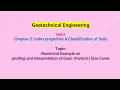 Unit-I Chapter 2---Numerical Example on plotting and interpretation of Grain Particle Size Curve