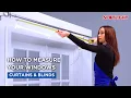 How To Measure Your Windows For Curtains Blinds Spotlight Stores