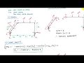 Shear and Moment Diagrams of a Frame with Angled Member Part 1 - Structural Analysis