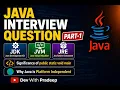 Java Interview Questions Part 1 JDK JVM JRE Why Java is Platform Independent