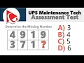 How to Pass UPS Maintenance Technician Pre-Employment Test Questions with Answers Solutions