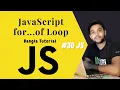 JavaScript for of Loop JS full course Bangla tutorial basic to advanced JS