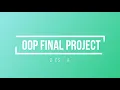 OOP FINAL PROJECT