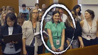 Who Is The Woman Smirking At The Lindsay Clancy Trial