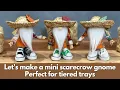 Mini Scarecrow Tray Sew Gnome